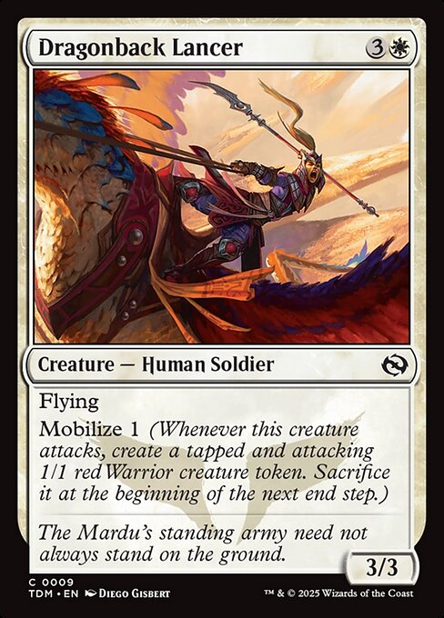 *Foil Dragonback Lancer — TDM — 9