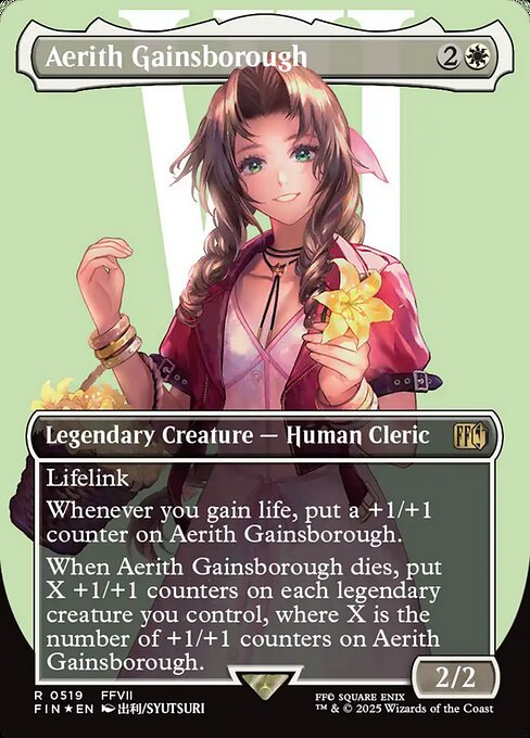 *Surge Foil Aerith Gainsborough — FIN — 519