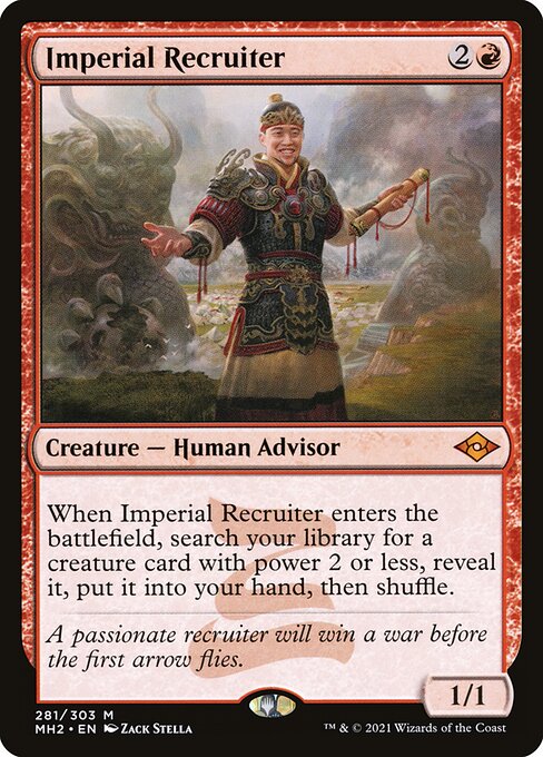 Imperial Recruiter - (mh2-281) - Near Mint (*Foil )