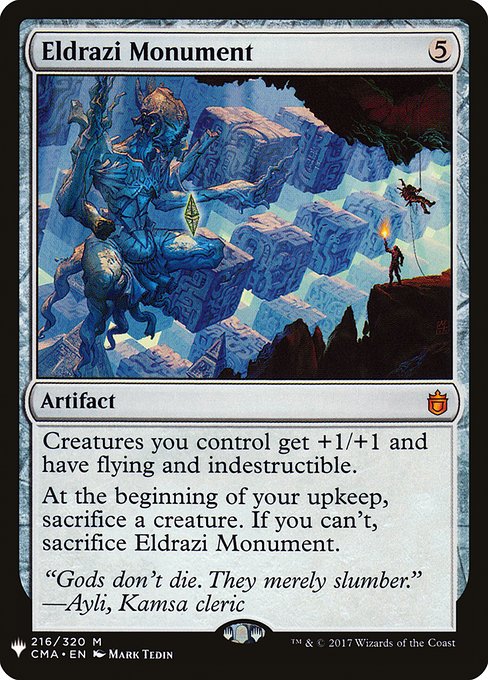 Eldrazi Monument — PLST — CMA-216