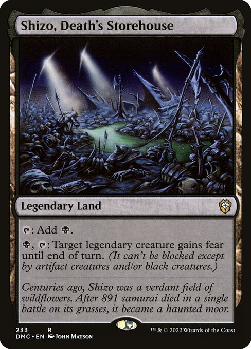 Shizo, Death's Storehouse - (dmc Dominaria United Commander-233)