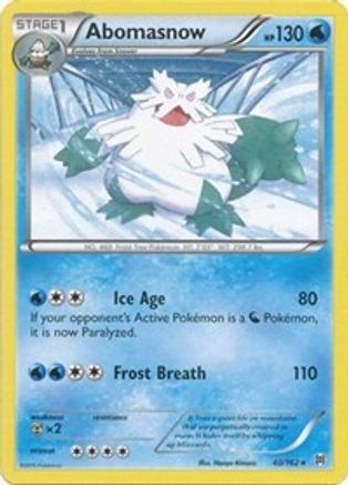 Abomasnow - XY - BREAKthrough #40