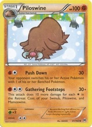 Piloswine - XY - BREAKthrough #81