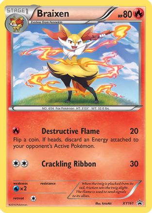 Braixen - XY161 - XY Promos #XY161