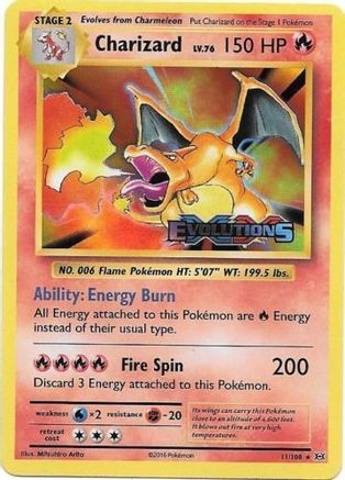Charizard (XY Evolutions Prerelease) - XY Promos #11