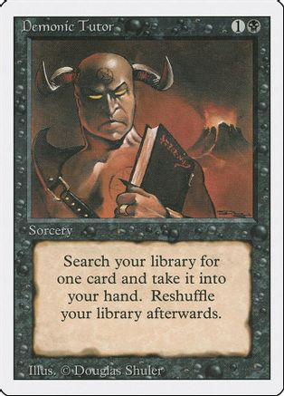 Demonic Tutor - Revised Edition #