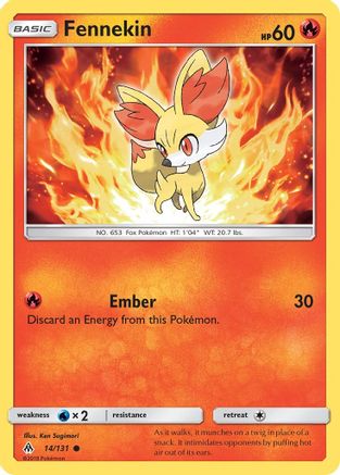 Fennekin (14) - SM - Forbidden Light #14