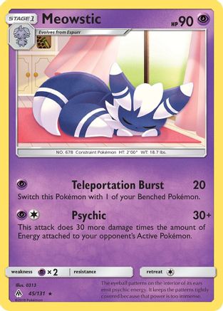 Meowstic - SM - Forbidden Light #45