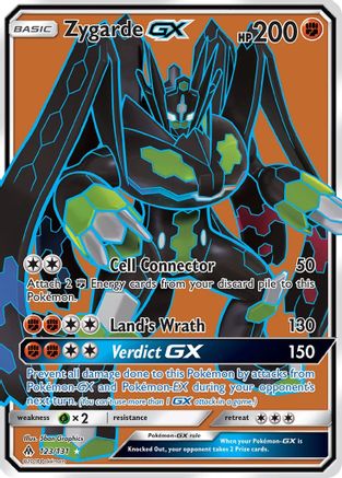 Zygarde GX (Full Art) - SM - Forbidden Light #123