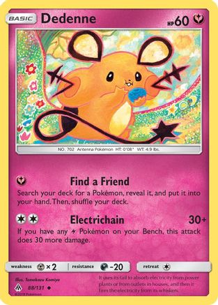 Dedenne - SM - Forbidden Light #88