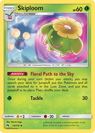 Skiploom - SM - Lost Thunder #13
