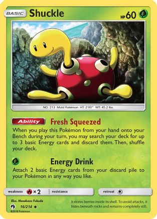 Shuckle - SM - Lost Thunder #16