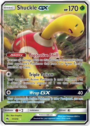 Shuckle GX - SM - Lost Thunder #17