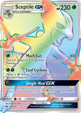 Sceptile GX (Secret) - SM - Lost Thunder #216