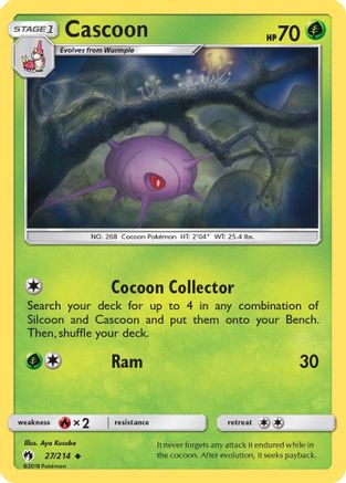 Cascoon - SM - Lost Thunder #27