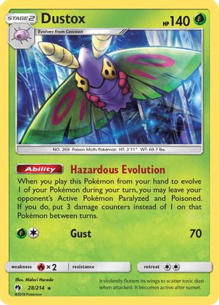 Dustox - SM - Lost Thunder #28