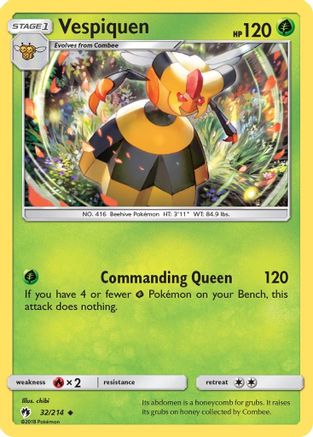Vespiquen - SM - Lost Thunder #32