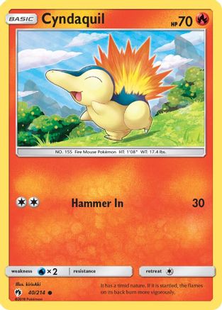 Cyndaquil (40) - SM - Lost Thunder #40