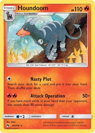 Houndoom - SM - Lost Thunder #46