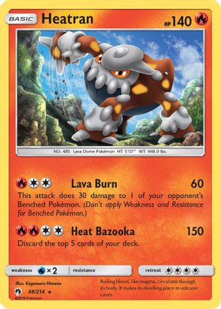 Heatran - SM - Lost Thunder #48