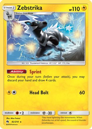Zebstrika - SM - Lost Thunder #82