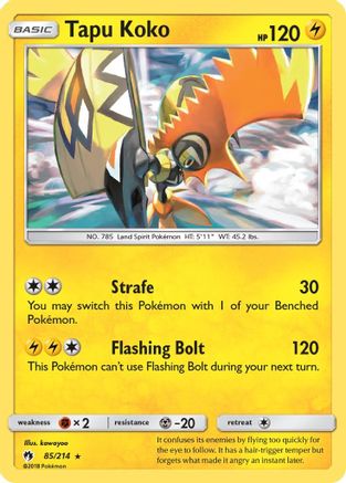 Tapu Koko - SM - Lost Thunder #85
