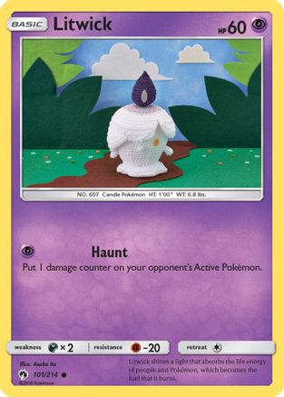 Litwick - SM - Lost Thunder #101