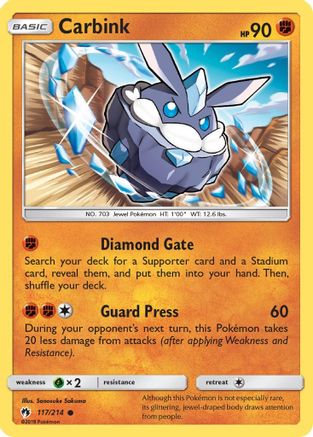 Carbink (117) - SM - Lost Thunder #117