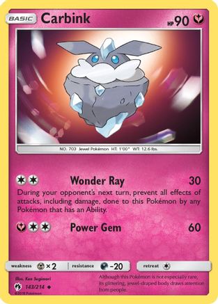 Carbink (143) - SM - Lost Thunder #143