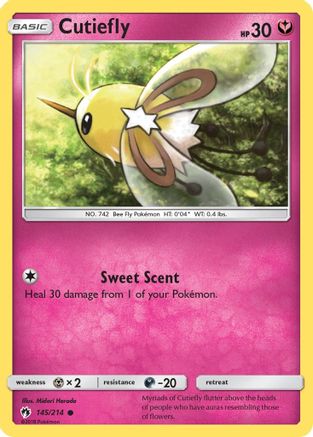 Cutiefly - SM - Lost Thunder #145