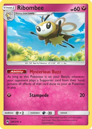 Ribombee - SM - Lost Thunder #146