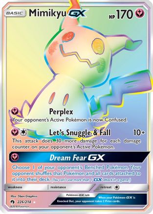 Mimikyu GX (Secret) - SM - Lost Thunder #226