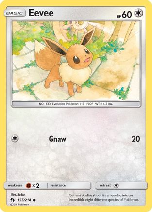 Eevee - SM - Lost Thunder #155