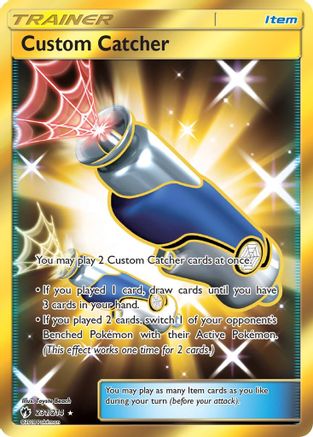 Custom Catcher (Secret) - SM - Lost Thunder #231