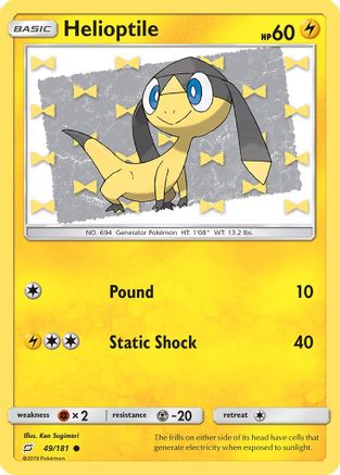 Helioptile - SM - Team Up #49