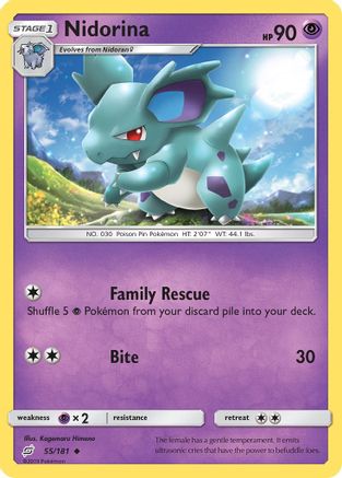 Nidorina - SM - Team Up #55