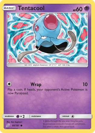Tentacool - SM - Team Up #60