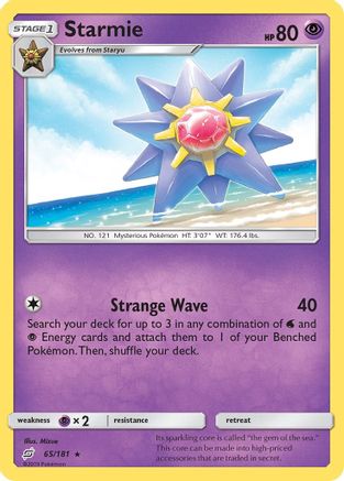 Starmie - SM - Team Up #65