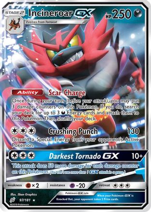Incineroar GX - SM - Team Up #97