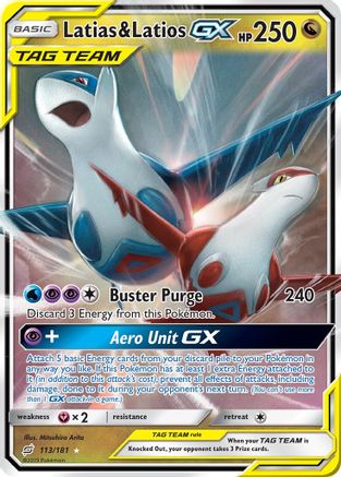 Latias & Latios GX - SM - Team Up #113