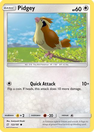 Pidgey (122) - SM - Team Up #122