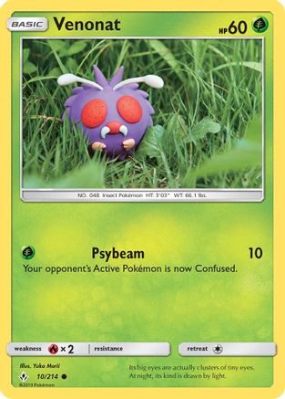 Venonat (10) - SM - Unbroken Bonds #10