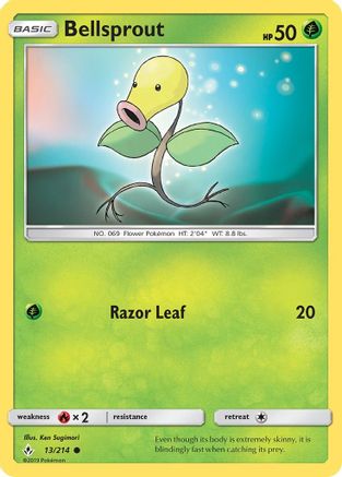 Bellsprout - SM - Unbroken Bonds #13