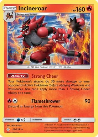 Incineroar - SM - Unbroken Bonds #29