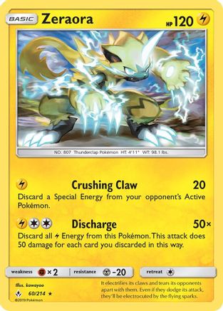 Zeraora - SM - Unbroken Bonds #60