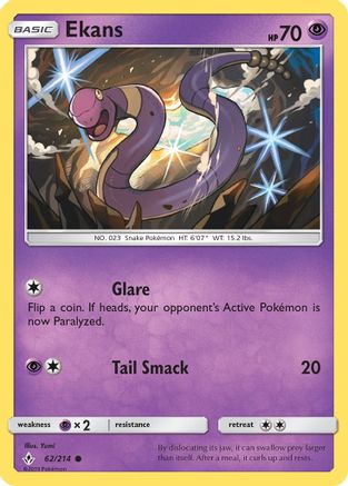 Ekans - SM - Unbroken Bonds #62