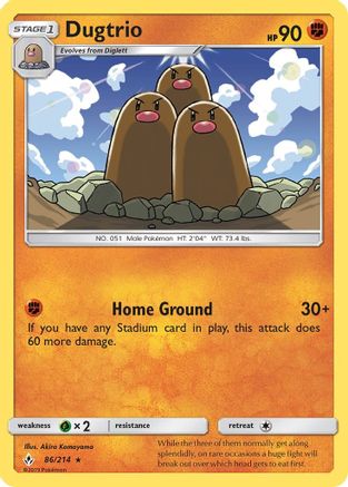 Dugtrio - SM - Unbroken Bonds #86