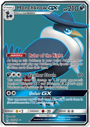 Honchkrow GX (Full Art) - SM - Unbroken Bonds #202