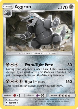 Aggron - SM - Unbroken Bonds #125
