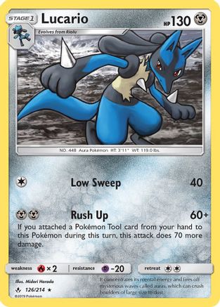 Lucario - SM - Unbroken Bonds #126